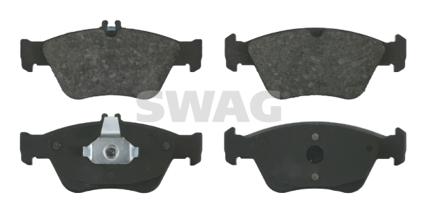 set placute frana,frana disc 10 91 6027 SWAG